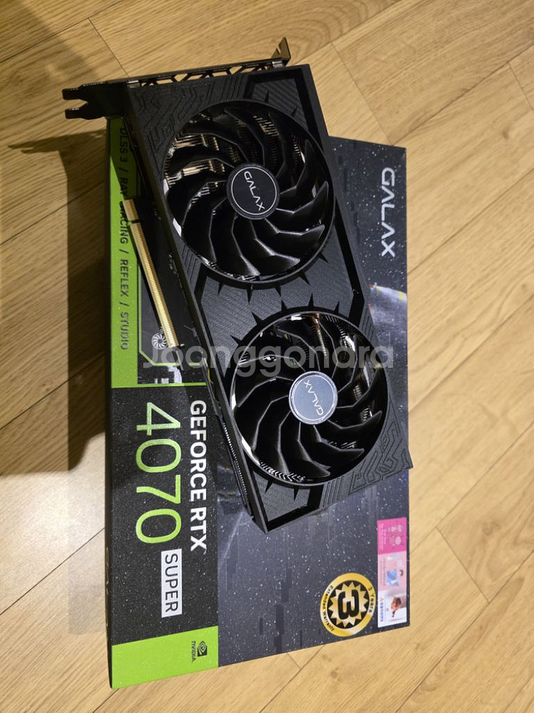 갤럭시 4070 super 그래픽카드 24년 10월생--0