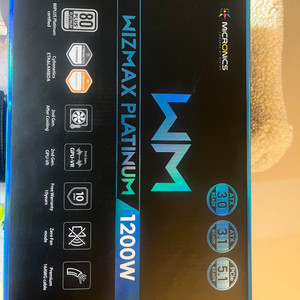 마이크로닉스 wizmax 1200w 풀모듈러atx3.1