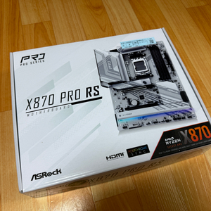 ASRock X870 PRO RS 메인보드(대원씨티에스