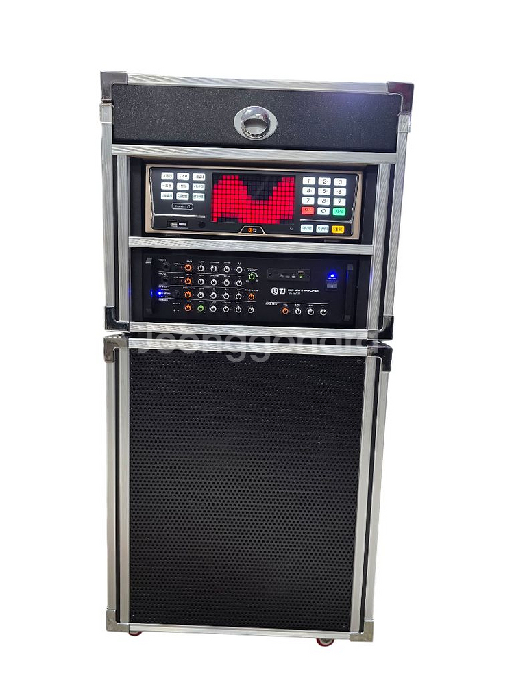 태진반주기K2 LCD 이동식 노래방 기계--1