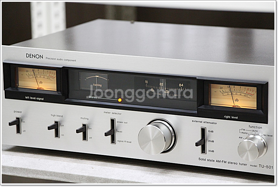 데논 A급 고급형 아날로그 튜너 모델 TU-501--3