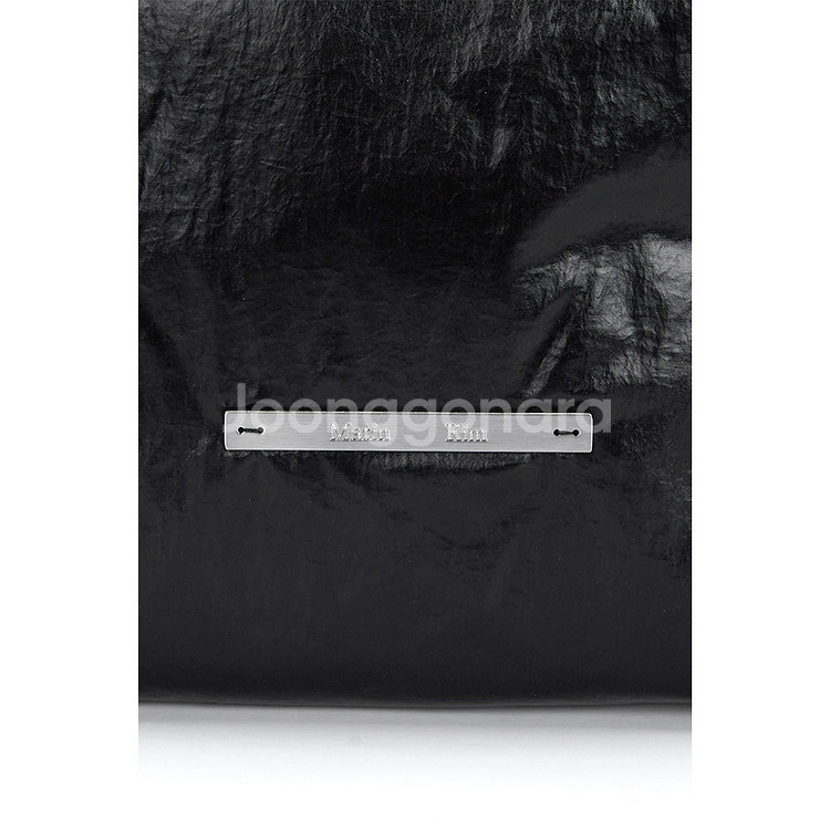 {새상품}마뗑킴 글로시 투 웨이 빅 백 블랙 마땡킴--2