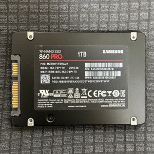 삼성 860 PRO 1TB SSD