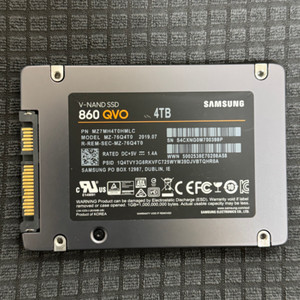 삼성 860 QVO 4TB SSD