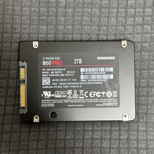 삼성 860 PRO 2TB SSD