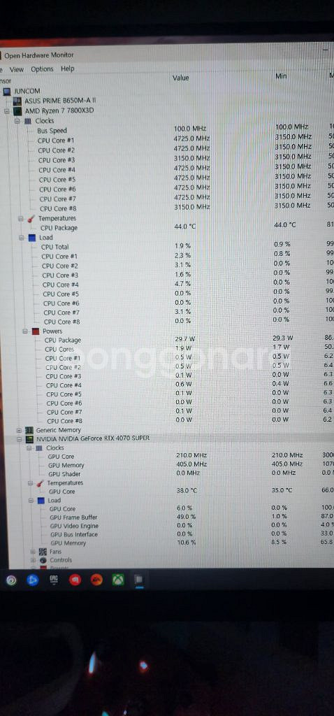 7800x3d/4070super/rc1800팝니다--2