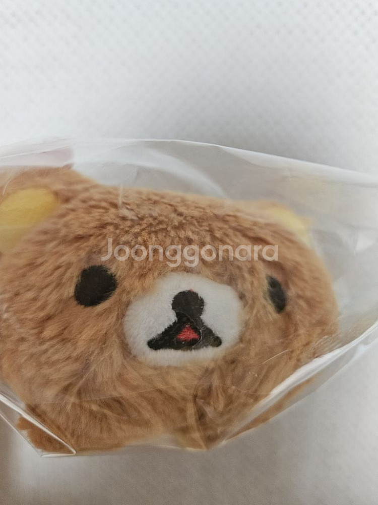 리락쿠마 엎드린 후와후와 인형--0