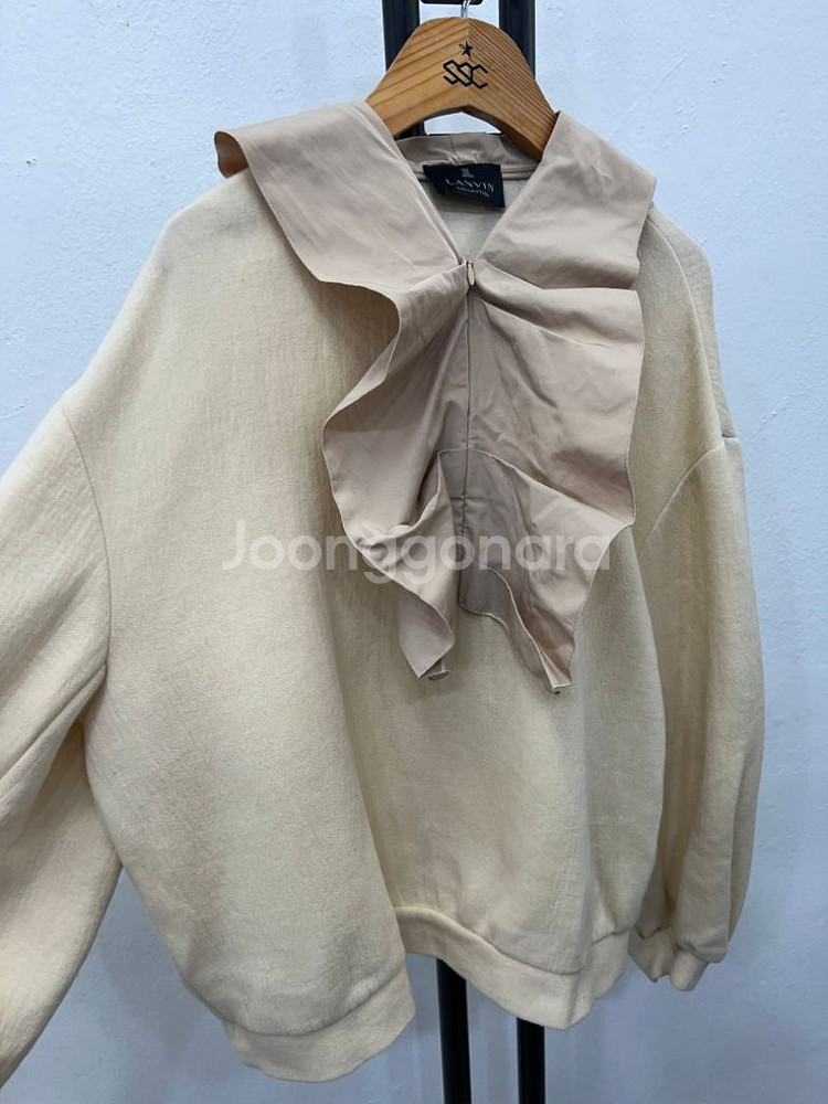 정품) 랑방 한섬 여성 후드 블라우스 88--1