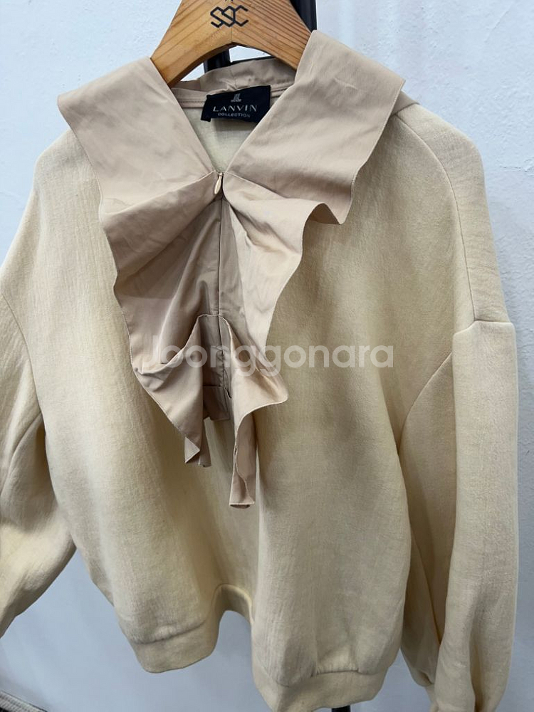 정품) 랑방 한섬 여성 후드 블라우스 88--3