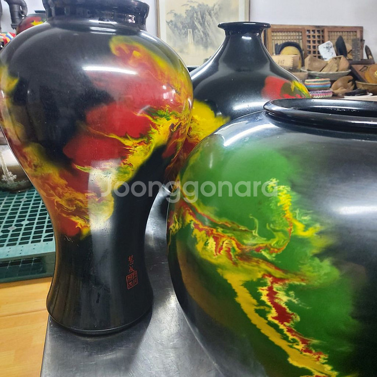 와태도자기 7점--0