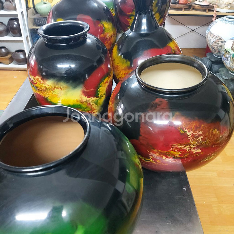 와태도자기 7점--2