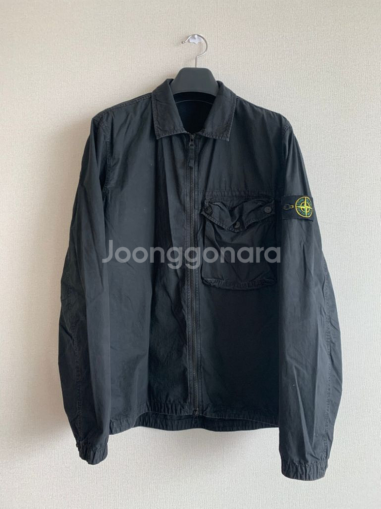 스톤아일랜드 21ss 올드이펙트 오버셔츠 자켓 xl--0