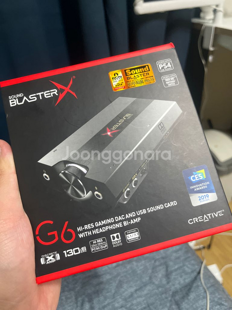사운드블라스터 g6 풀박스--0