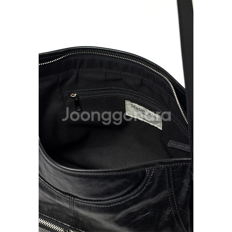 {새상품}마뗑킴 투웨이 스트랩 스퀘어백 블랙--3
