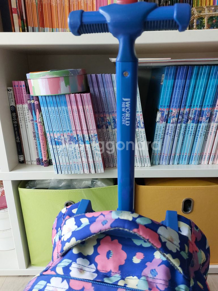 제이월드뉴욕 롤링백팩 캐리어 책가방--1