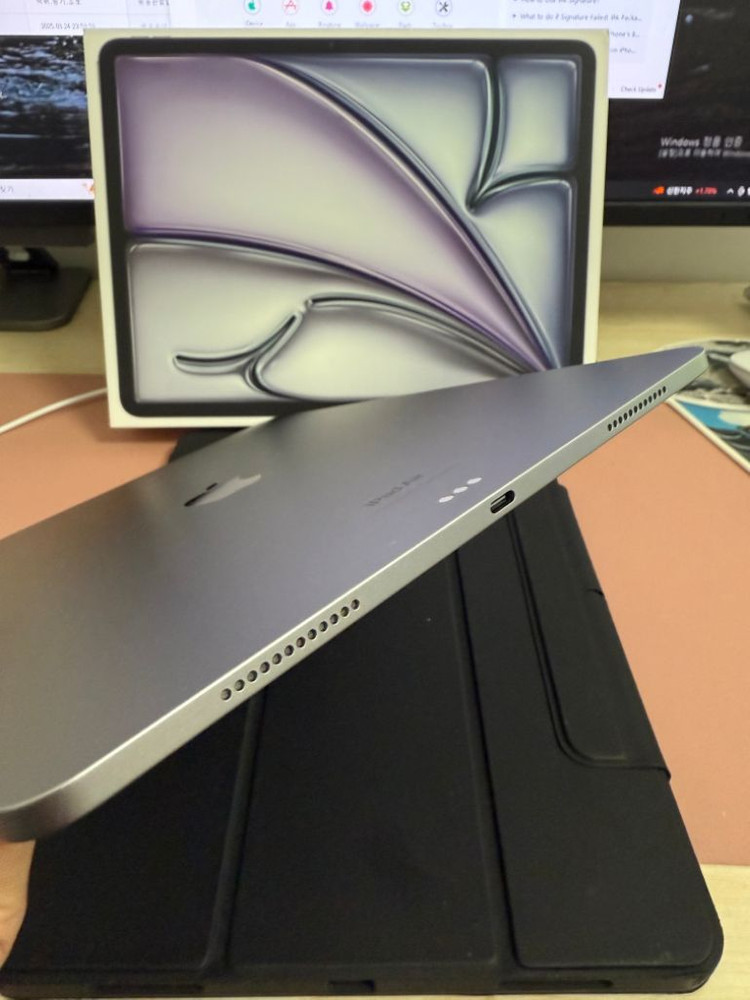 아이패드 에어6 13인치 m2 256기가 풀박스 스그 이미지