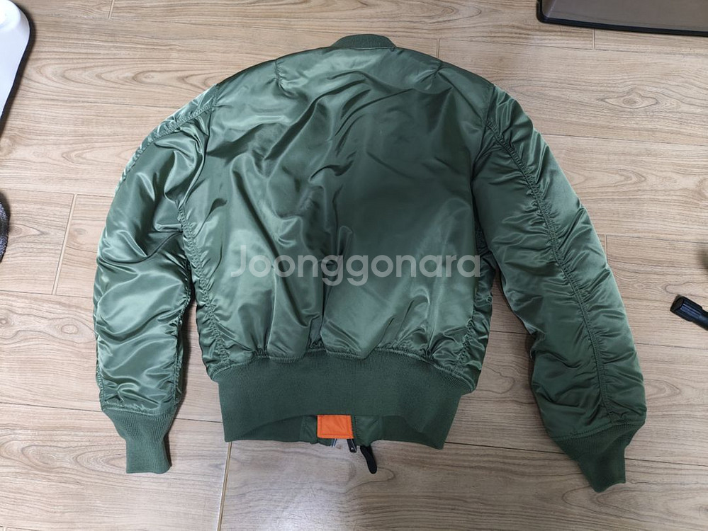 알파인더스트리 MA-1 세이지그린 M사이즈--2