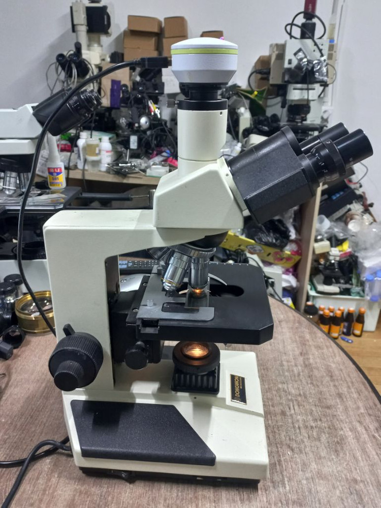 성능좋은 교사용 3안CCD현미경.생혈액현미경 이미지