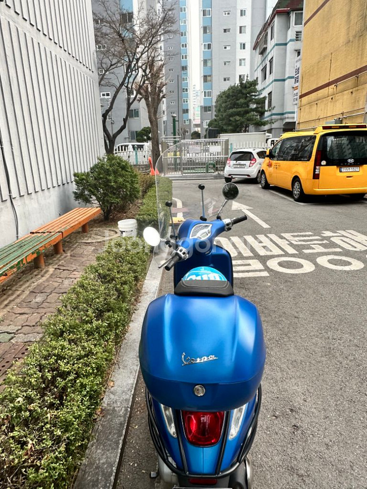 베스파 프리마베라 125 21년식 맷블루--2