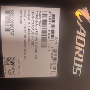 aorus rtx4070ti 팔아요.