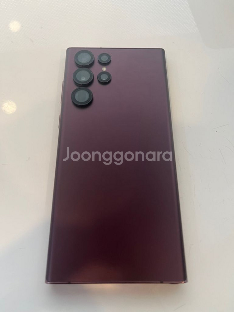 갤럭시S22울트라 256G 버건디--2