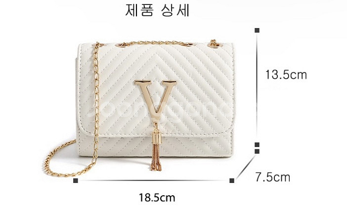 태슬 크로스백 숄더백 블랙--5