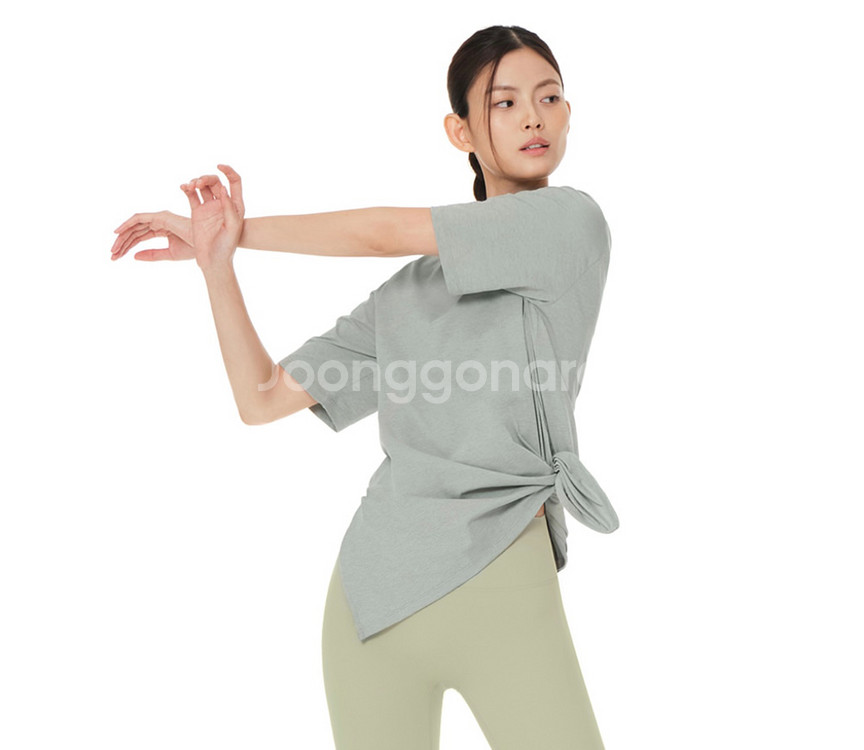 안다르 NEW 에어리핏 오버핏 숏슬리브 S 새상품--2