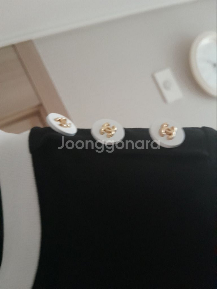 샤넬 반팔 코튼 티 새상품--1