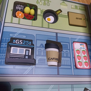 GS25 편의점 마그넷 냉장고 자석 인테리어 소품