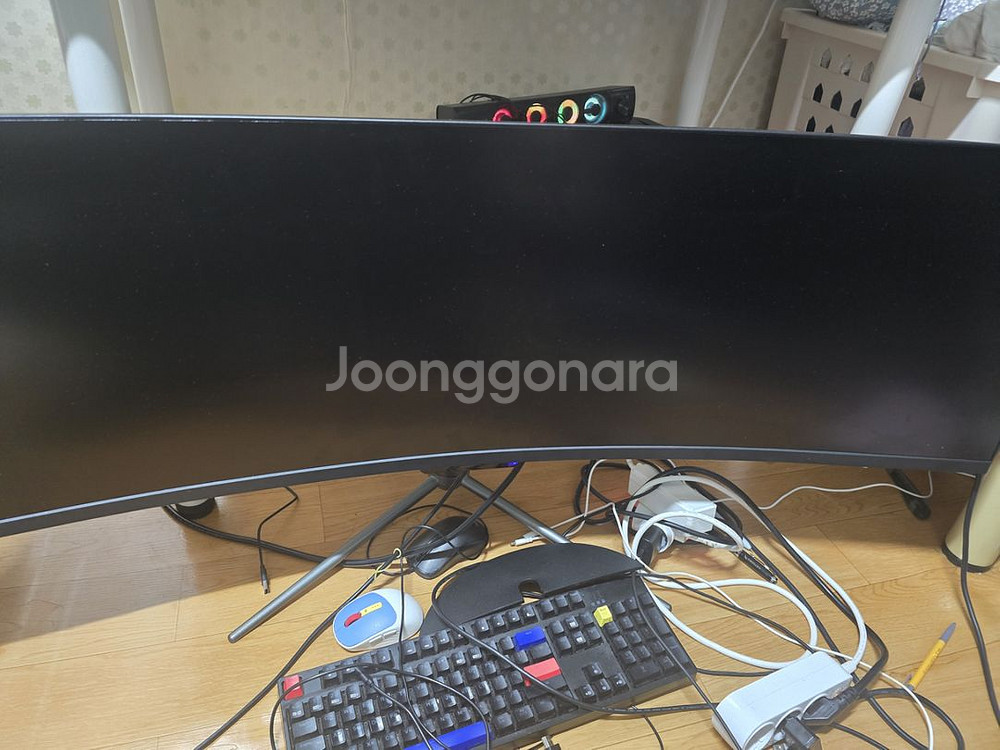한성49인치 모니터 TFG49Q12UW--1