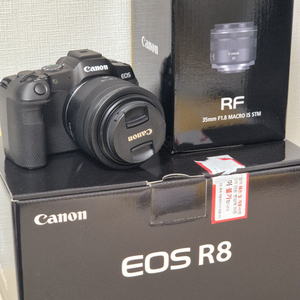 (가격낮춤) 캐논 EOS R8 RF 35mm 카메라 바