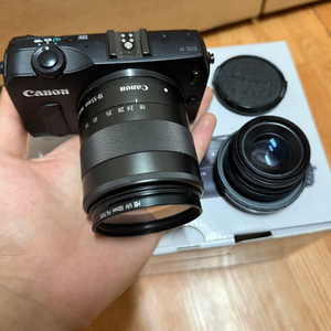 캐논 EOS M 미러리스 카메라 세트