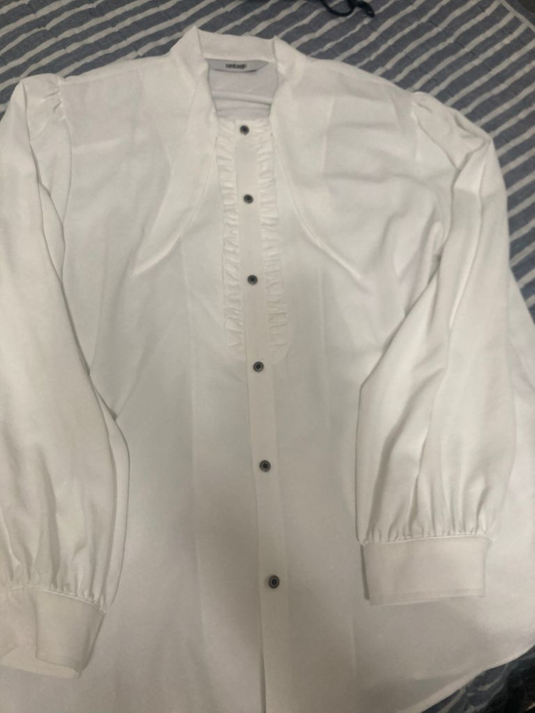 언티지 보우타이 블라우스 새상품팔아여--1