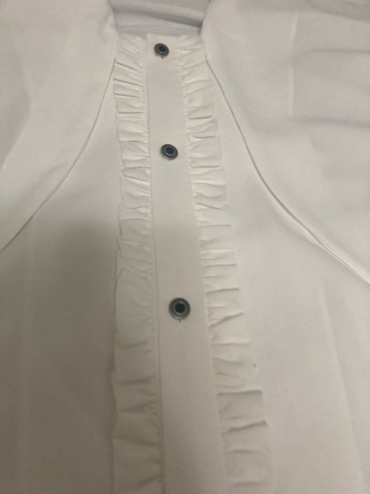 언티지 보우타이 블라우스 새상품팔아여--3