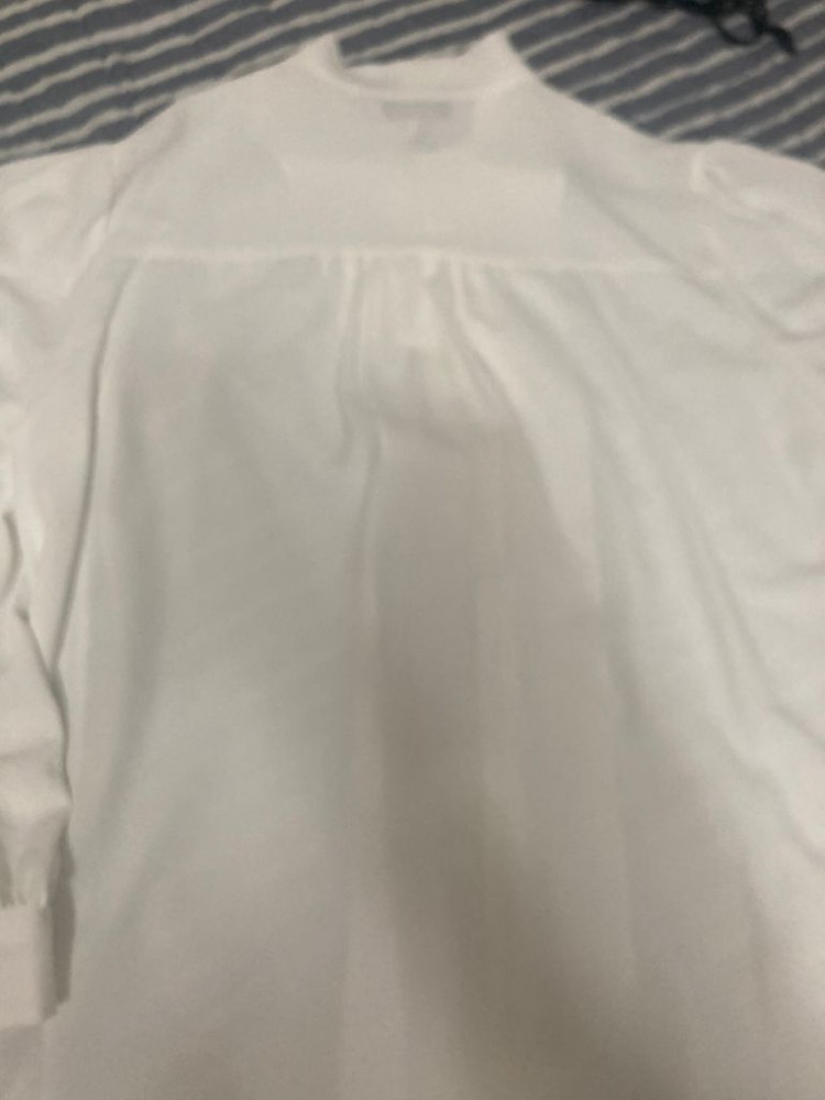 언티지 보우타이 블라우스 새상품팔아여--6