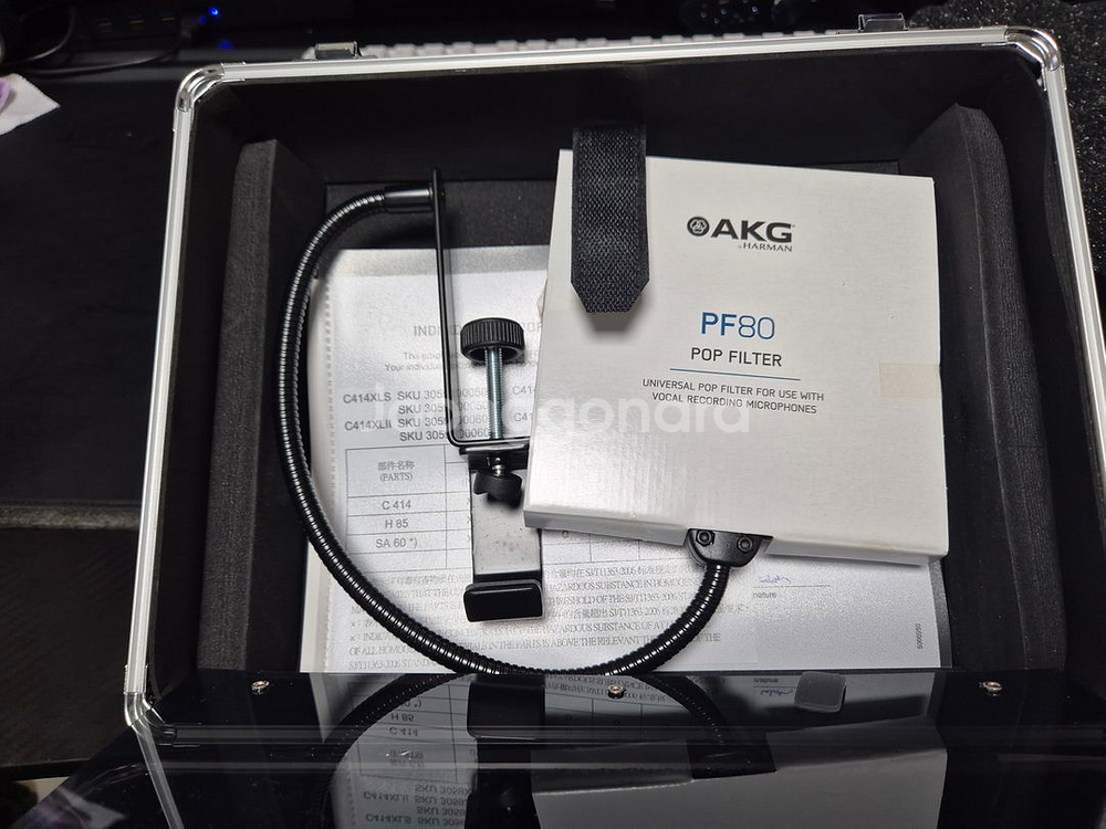 AKG HARMAN C414 XLS 컨덴서 마이크--1