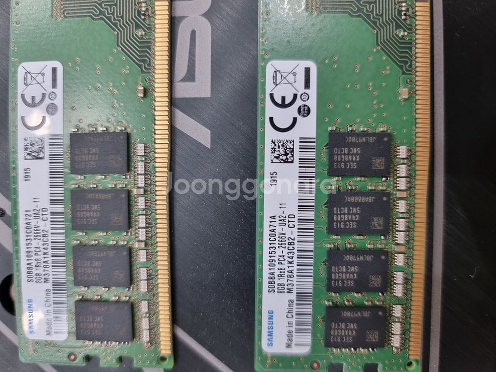 삼성 ddr4 2666 8g x 2--1