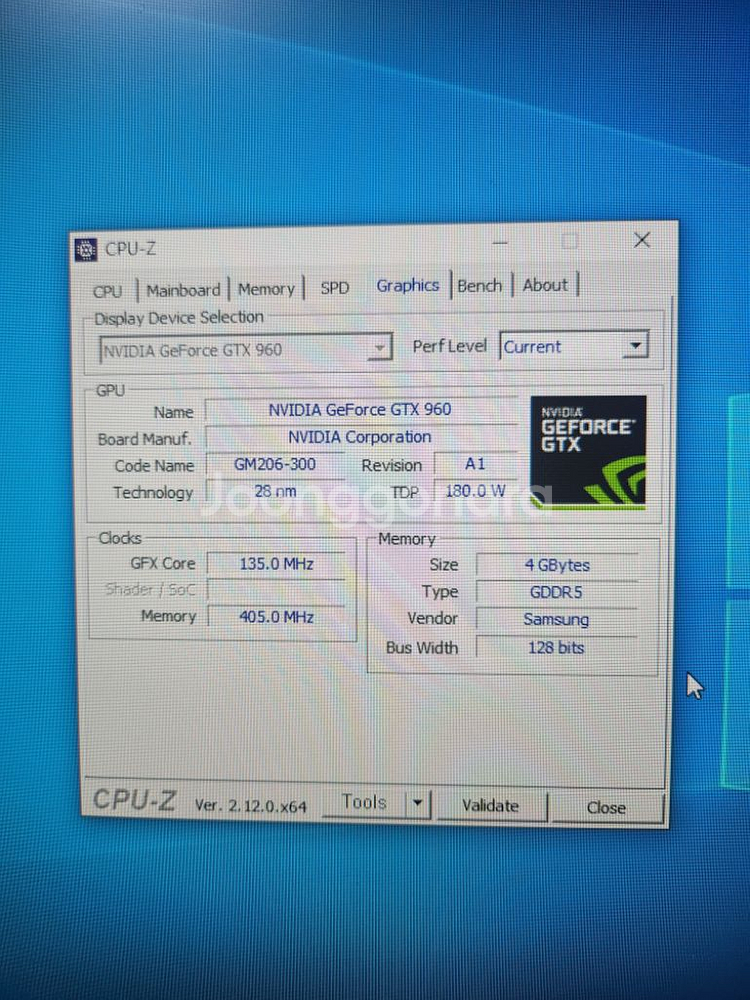갤럭시 GTX 960 4GB 그래픽카드 (하자있음)--5