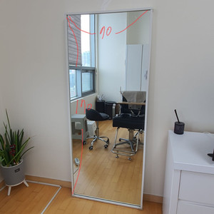 대형 거울(화이트)