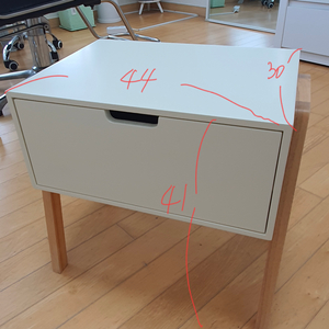 협탁 미니서랍장 화이트