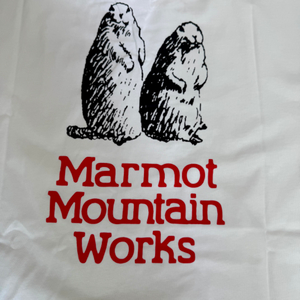 BEAMS x MARMOT 빔즈 마못 프린트 반팔