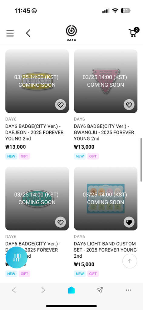 데이식스 JYP SHOP온라인 대 구--3