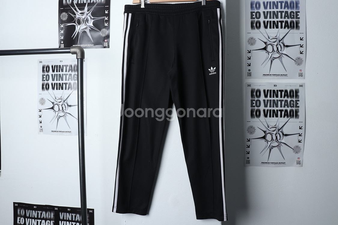 (XL-2XL) 아디다스 트레이닝복 바지 블랙 유로파--1