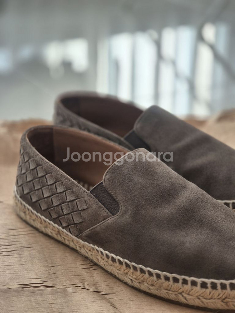 보테가베네타 스웨이드 로퍼 슬립온 모카신 모카브라운--1