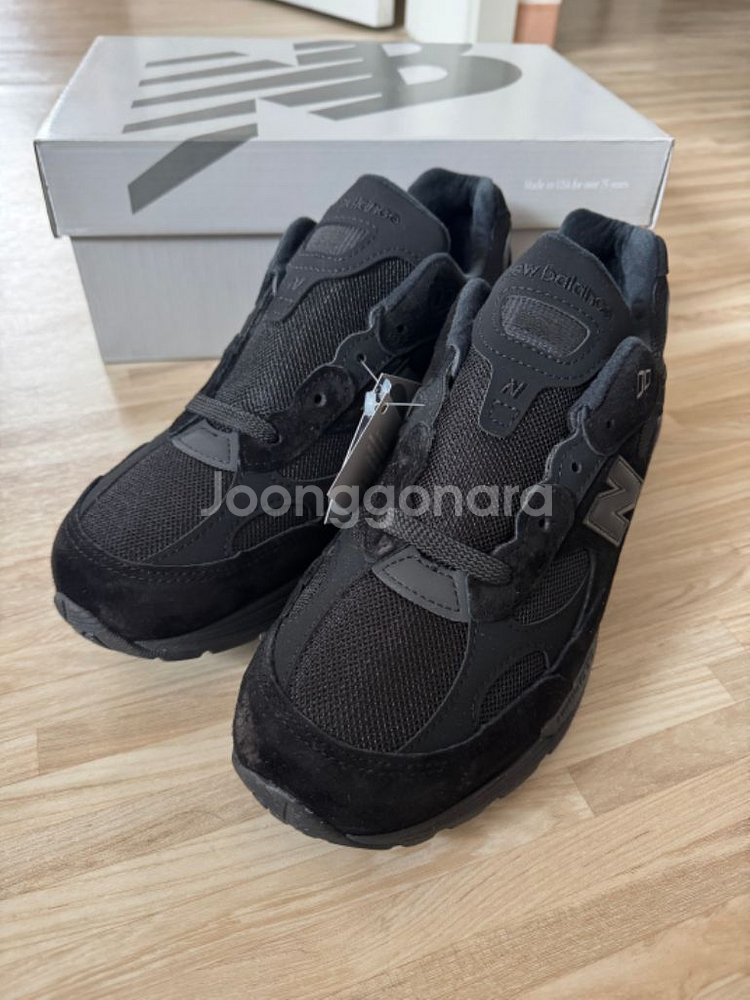 뉴발란스 992 트리플 블랙 280--2