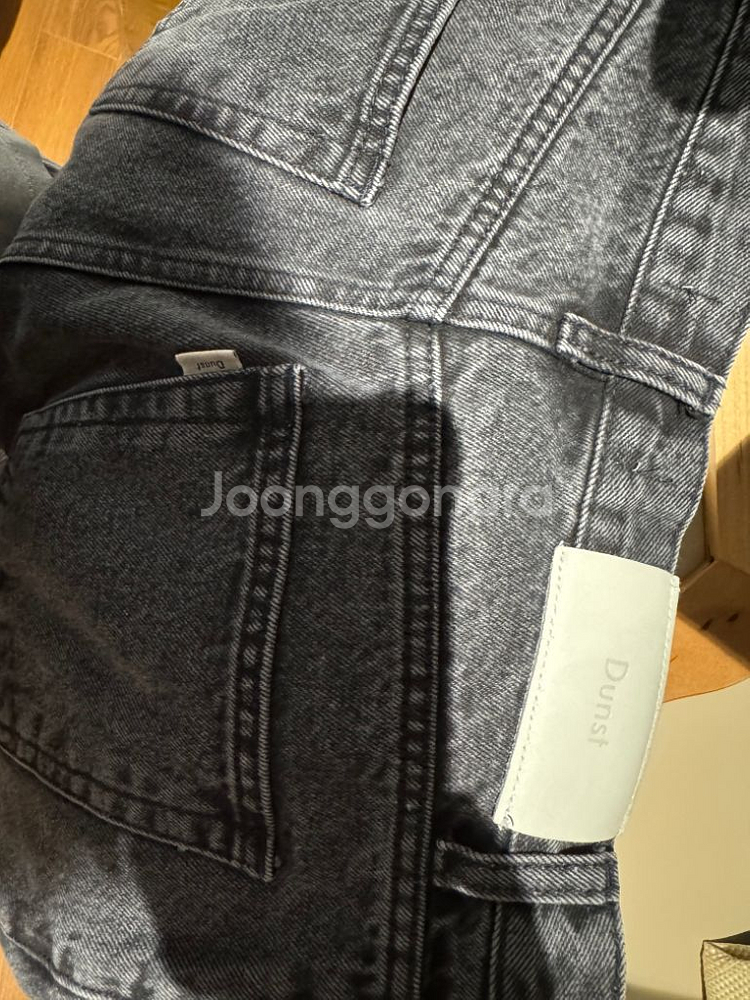 던스트 에센셜 스트레이트 클래식 네이비 데님팬츠 s--1