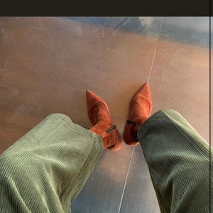 프롬도트 핀턱골덴 팬츠 교복바지