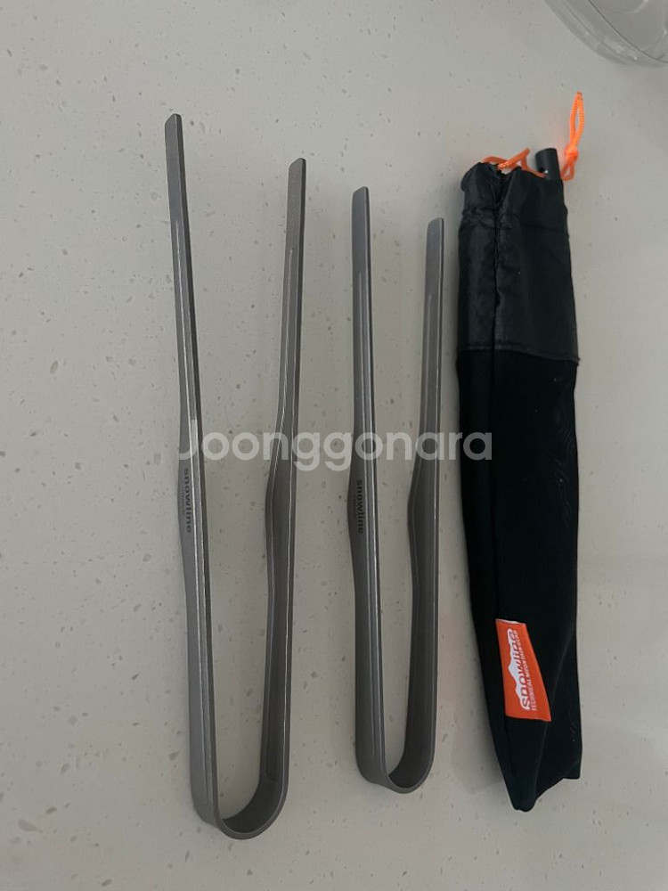 스노우라인 캠핑 집게,티타늄 집게,백패킹 집게 (2개일--2