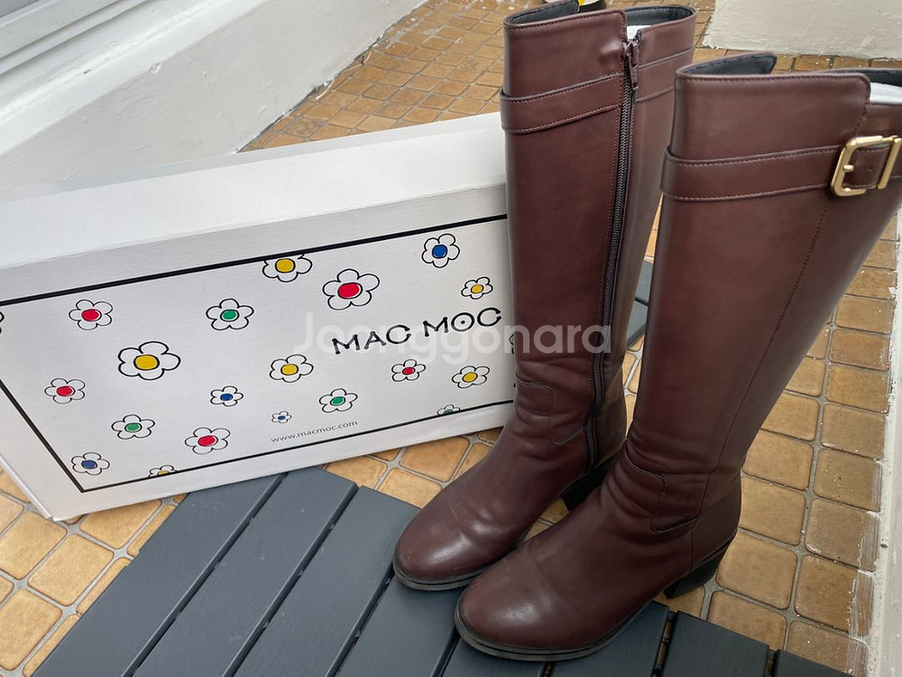 MAG MOC (마크모크) 롱부츠 제이든 브라운 235--1