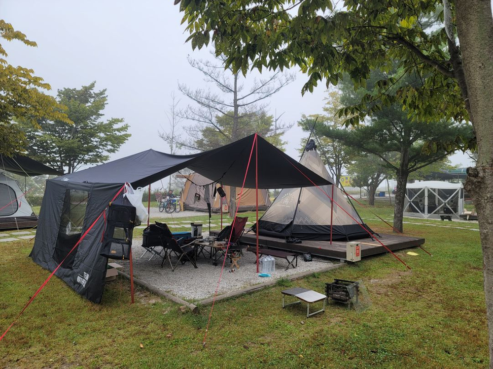 레인보우브라더스2 티피텐트+홀리데이 500D 타프 셋트 이미지